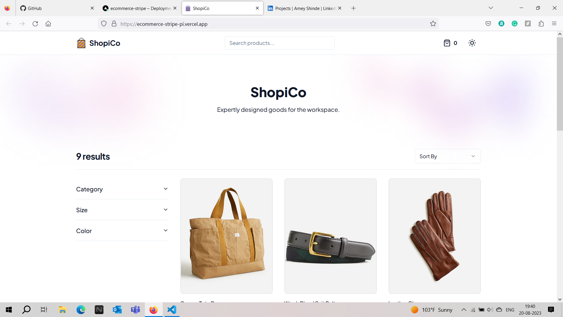 ShopiCo E-Commerce Preview